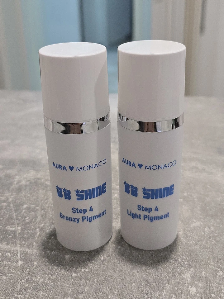 BB Glow 2x 50ml (Bronzy & Light) BIG SIZE! Mischbar, Microneedling Dermapen Neu - Bild 4 von 4