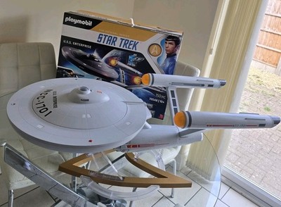 Playmobil Star Trek USA Enterprise Schiff 100% komplett & verpackt voll funktionsfähig 