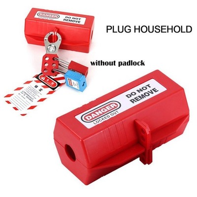 Plug-Lock-Box Stecker Kunststoff-Tag-Out Lockout-Box Sicherheitswerkzeuge