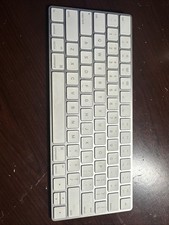 Apple Magic Keyboard - US English - White/Silver Model A1644 TESTED / WORKS