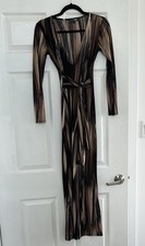 Long black and brown dress size XS
