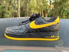 Nike Air Force 1 Low Black Varsity Maize for Sale | Authenticity