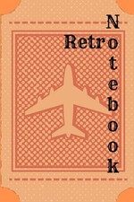 Retro Notebook Lined Numbered Pages Journal Paperback