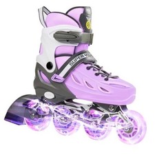 Adjustable Inline Skates for Boys Girls Large-Youth  Adult 4-7 US Purple