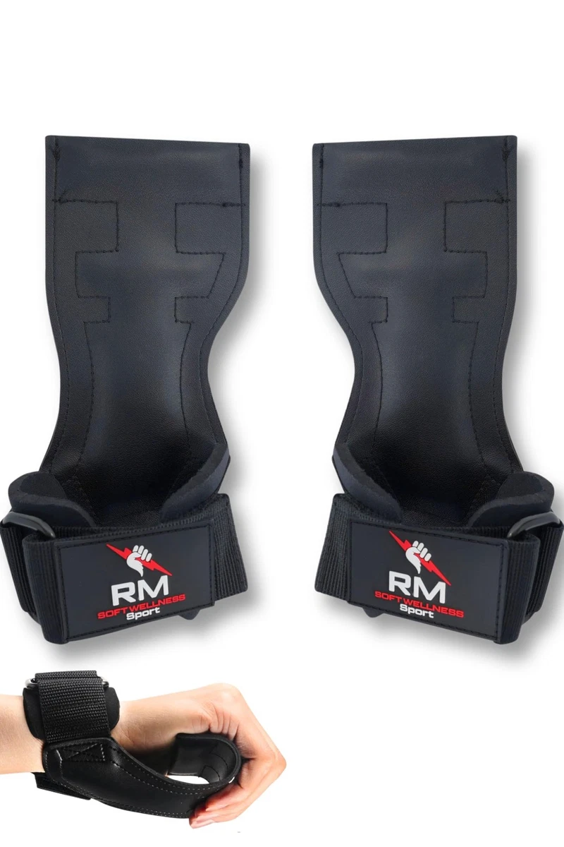 Ganci sollevamento Pesi Imbottitura per il Polso Coppia Ganci sollevamento Pesi Imbottitura per il Polso Coppia