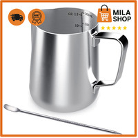 MilchkäNnchen Edelstahl 350 Ml AufschäUmer Latte Art Pen Barista Kaffee Set
