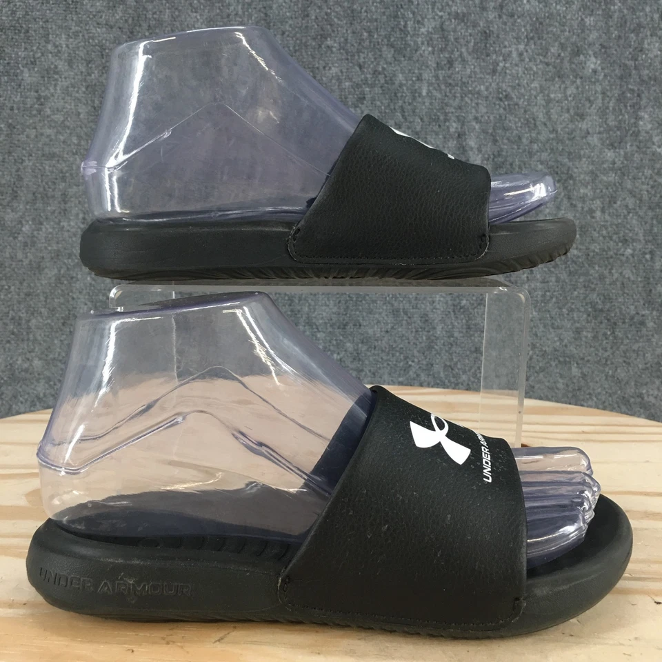 Under Armour Youth 3Y Ansa Deslizable Fijo Informal Sin Cordones Puntera Abierta Planos 3023789-004 Foto 2 de 4