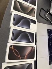 Original Apple iPhone 16 Pro Max Desert Titanium Empty Box Only 10 Boxes