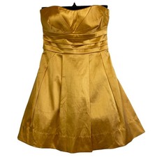 Xtraordinary Women's Gold Yellow Strapless Party Prom Dress Size 3 NWT