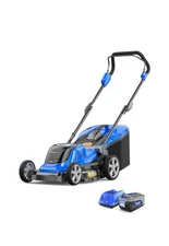 WILD BADGER POWER Lawn Mower 40V Brushless 18" Cordless, 5 Cutting Height Adj...