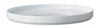 Oneida SD1301016 Luzerne Scandi White 6.25'' Ceramic Plate - 3 Doz