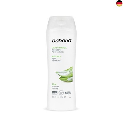 Babaria - Leche corporal reparadora - Crema corporal reparadora con Aloe Vera -