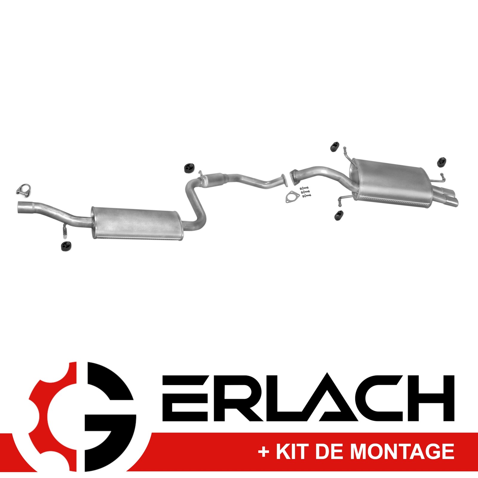 Échappement silencieux Volvo S40 V40 2.0 pour réparer un bruit anormal