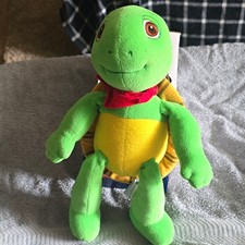Eden Franklin Turtle Plush Stuffed Animal Red Bandana Small Vintage 2002 MPN 734