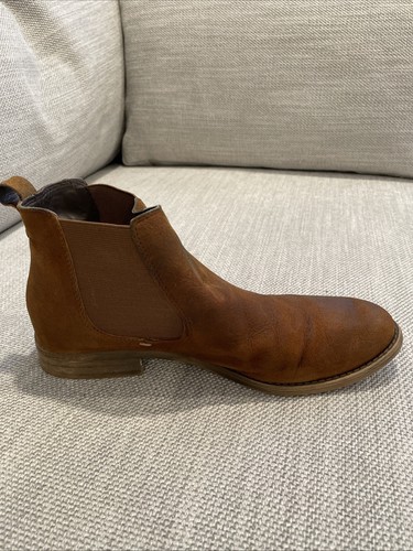 Franco Sarto Women’s Slip On Chukka Boots Saddle Tan Suede Size 8M - Picture 6 of 8