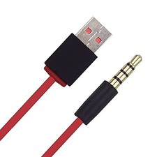 Audio Cable for Headphones with USB Charging Support