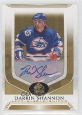 2020-21 SP Signature Edition Legends Gold Spectrum Foil Darrin Shannon Auto 4lz