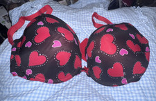 Fredericks of Hollywood RM73120 hearts design bra Size 36C