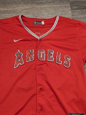 Youth MLB Los Angeles Angels #27 Mike Trout Jersey Size XL (14-16