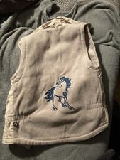 Reitweste f&uuml;r Kinder Gr&ouml;&szlig;e 122 Beige von Kidz Only Neuwertig