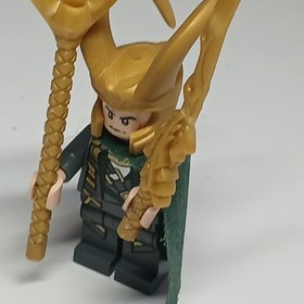 LEGO Loki Minifigure Marvel Super Heros with Staff 6868 6869 6867