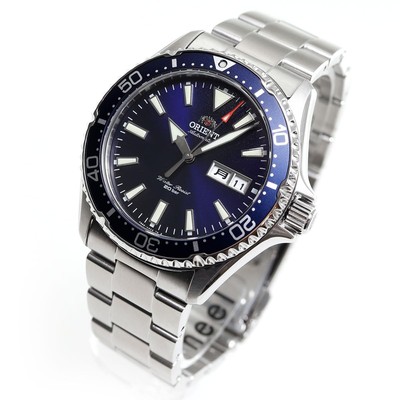 Unused ORIENT ORIENT SPORTS RN-AA0002L Blue Diver Style Men's Watch in Box