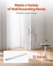 New Alluminum Alloy Wall Corner Protector, 2 x 2 x 48 inch, 12 Pack Metal Corne