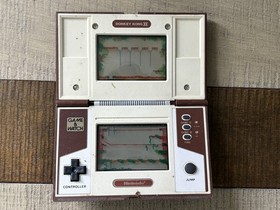 1983 Nintendo Game & Watch Donkey Kong II 2 JR-55 Multi Screen - Tested - Damage