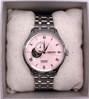 Seiko Presage SARY261 Japanese Garden Pale Pink Automatic Mechanical Men Watch