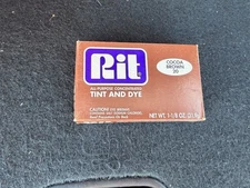 Rit All-Purpose Concentrated Tint And Dye Cocoa Brown 20 -1 1/8 Oz Tie Dye Vtg