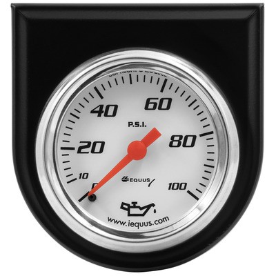 Equus E5244, One Oil Pressure Gauge 5000 Series 0-100 psi 2 in Dia Mechanical