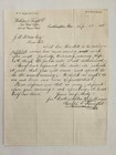 1888 antique HORATIO G KNIGHT easthampton ma POLITICA LETTER lt gov manufacturer — photo 2