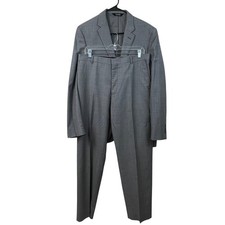 Jos. A. Bank Traveler Mens Grey 100 Wool 2 Piece Suit 42 Long 36 Waist