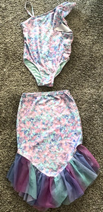 Disney Jumping Beans Little Mermaid Swim Suit kids size 6 ~So cute!~