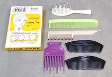 Vintage HAIR COMB Brush PICK Caps ASSORTED Lot