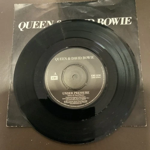 QUEEN & DAVID BOWIE - Under Pressure 7" vinyl - EMI 5250 - 1981 UK