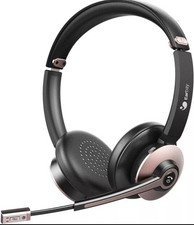 Wireless Bluetooth Headset On Ear Headphone w/ Noise Cancelling Microphone BT782