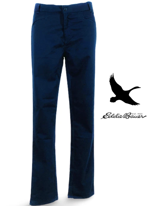 Pantalones Escolares Eddie Bauer Uniforme Niñas Azul Marino 2 Bolsillos Talla 20 Foto 2 de 4