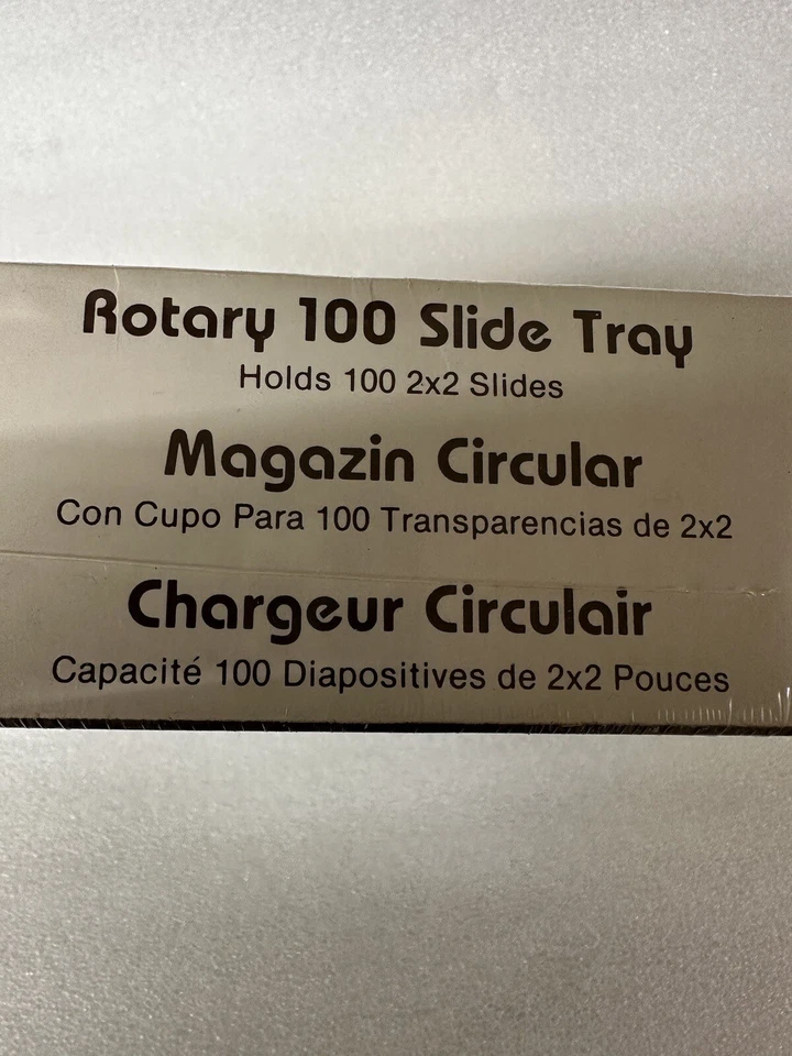 YANKEE Rotary SLIDE TRAY CAROUSEL - holds 100 2X2 Slides - NEW - Image 3 of 4
