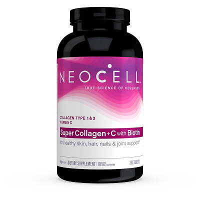 NeoCell Super Collagen + C with Biotin, 360 CT EXP 9/30/25