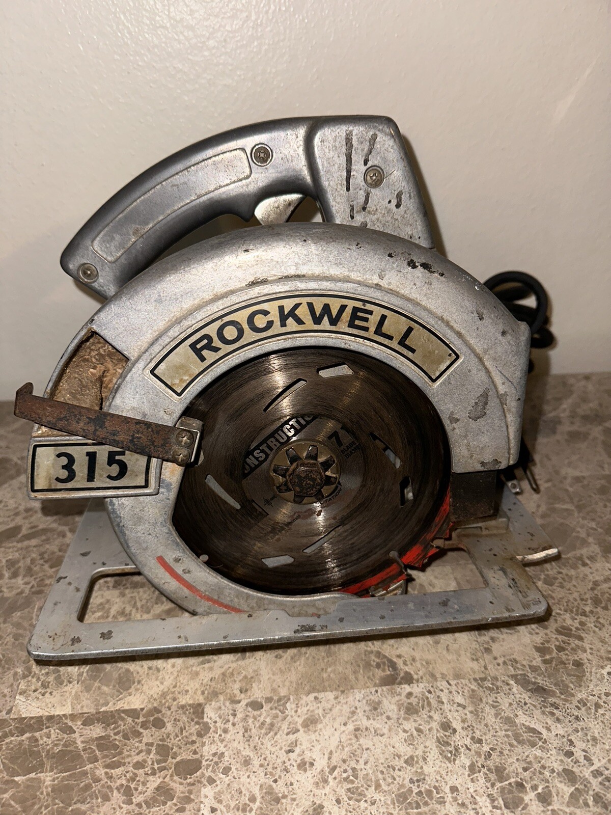 Vintage ROCKWELL 315 7-1/4" Circular Saw ~ Chrome