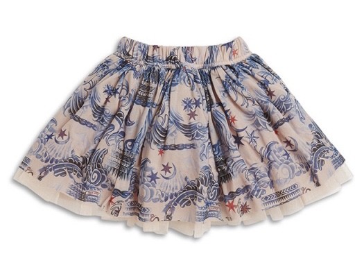 スカート JeanPaul GAULTIER Printed tulle The Fire skirt Printed mesh maxi skirt in multicoloured - Jean Paul