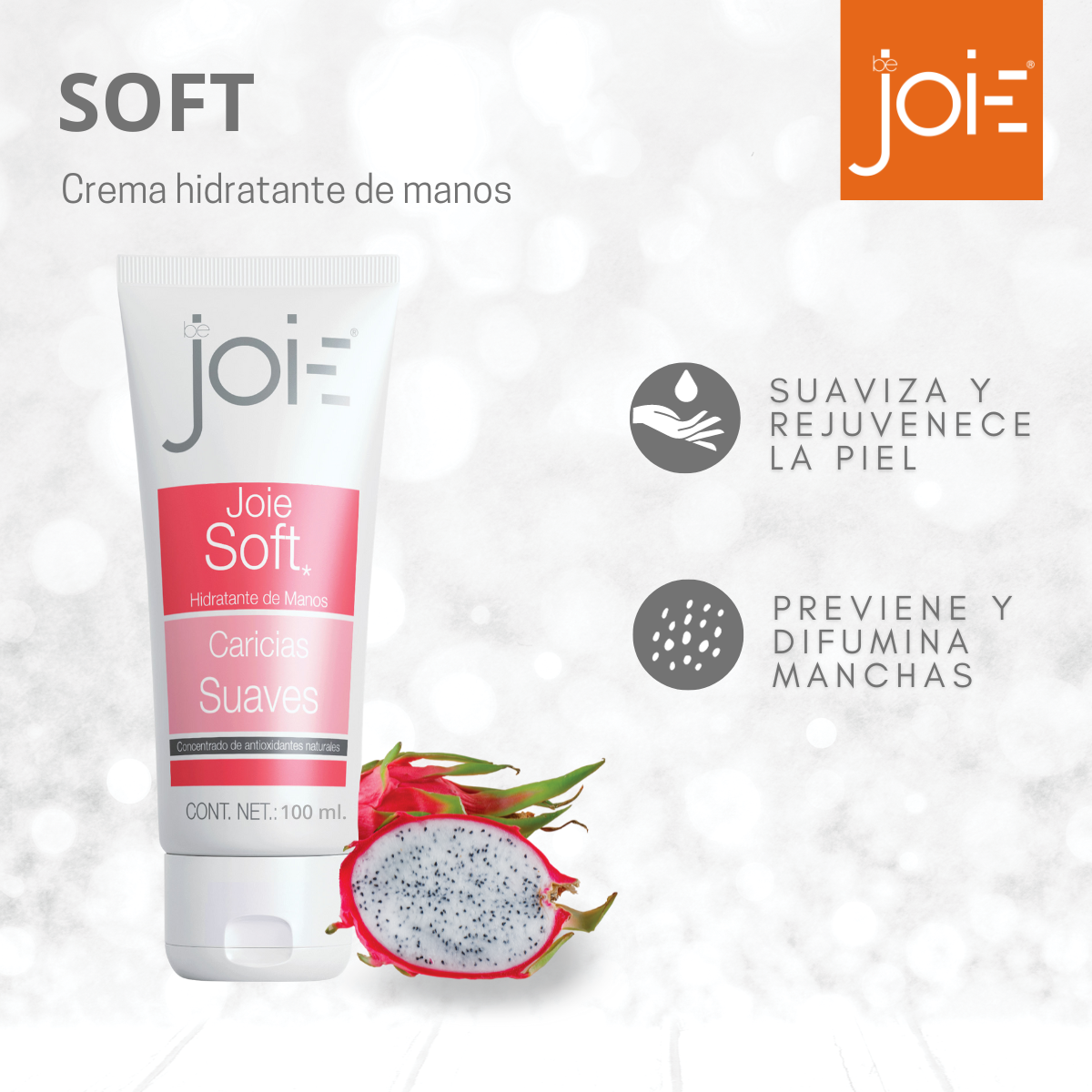 BeJoie Soft Hand Cream with Natural Ingredients
