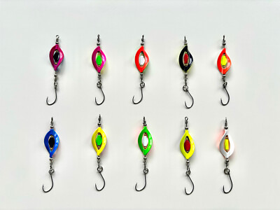 3,5g Gedrehter Spoon twisted Forellenblinker Japanblinker UV