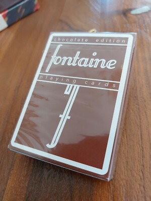 Fontaine Chocolate Edition Playing Cards Spielkarten Cardistry Magic Poker