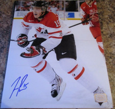 TANNER PEARSON SIGNED 8x10 MATTE PHOTO TEAM CANADA VANCOUVER CANUCKS (A)