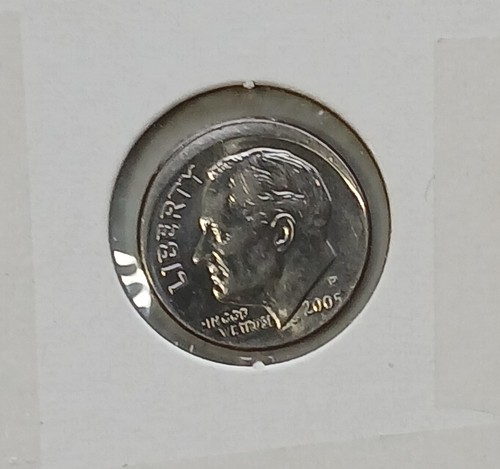 2005 P RAMSTRIKE Partial Collar Error Dime UNCIRCULATED - Picture 3 of 3