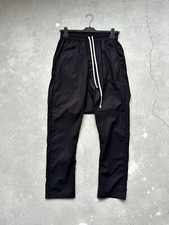 SIZE 46 RICK OWENS LIGHTWEIGHT COTTON PANTS / SS24 LIDO