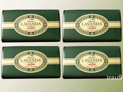 4 Soaps Lavander Ach Brito Claus Porto Fresh Aroma Eau de Cologne 125g 4.4oz