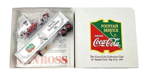 1995 Winross Coca-Cola Collectors Club Convention Semi Truck Kansas City